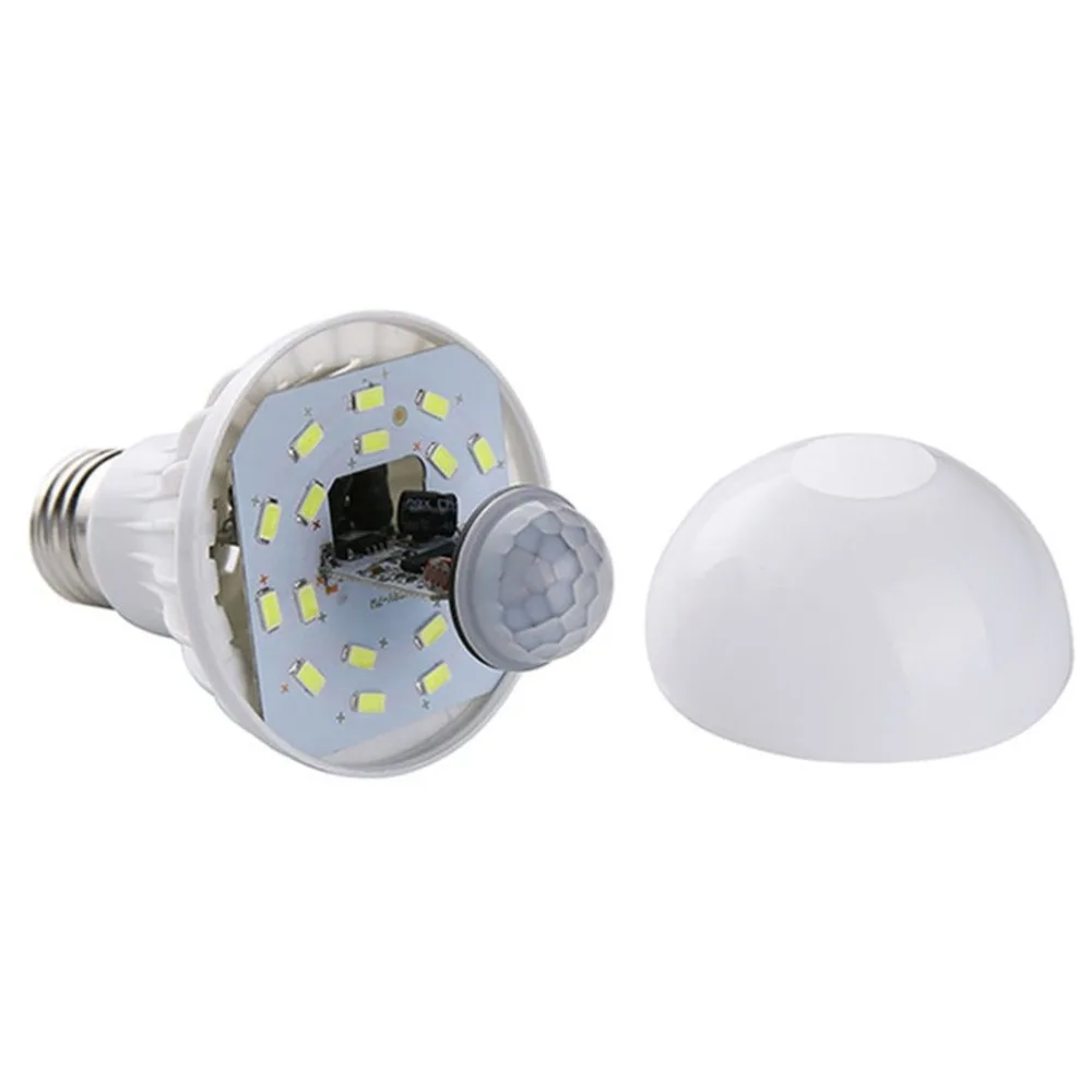 5W 7W 9W E27 Led Light Bulb Infrared Sensor Indoor Outdoor Human Induction Energy Saving Lamp Wholesale | Освещение