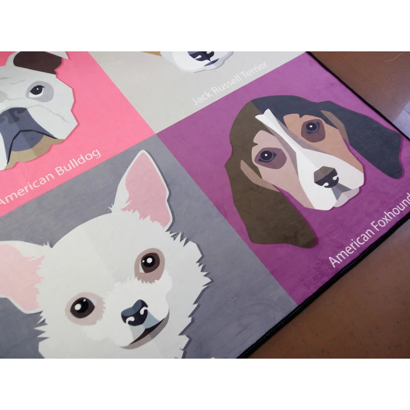 Милый мультяшный коврик для собаки ванной комнаты гостиной спальни детской