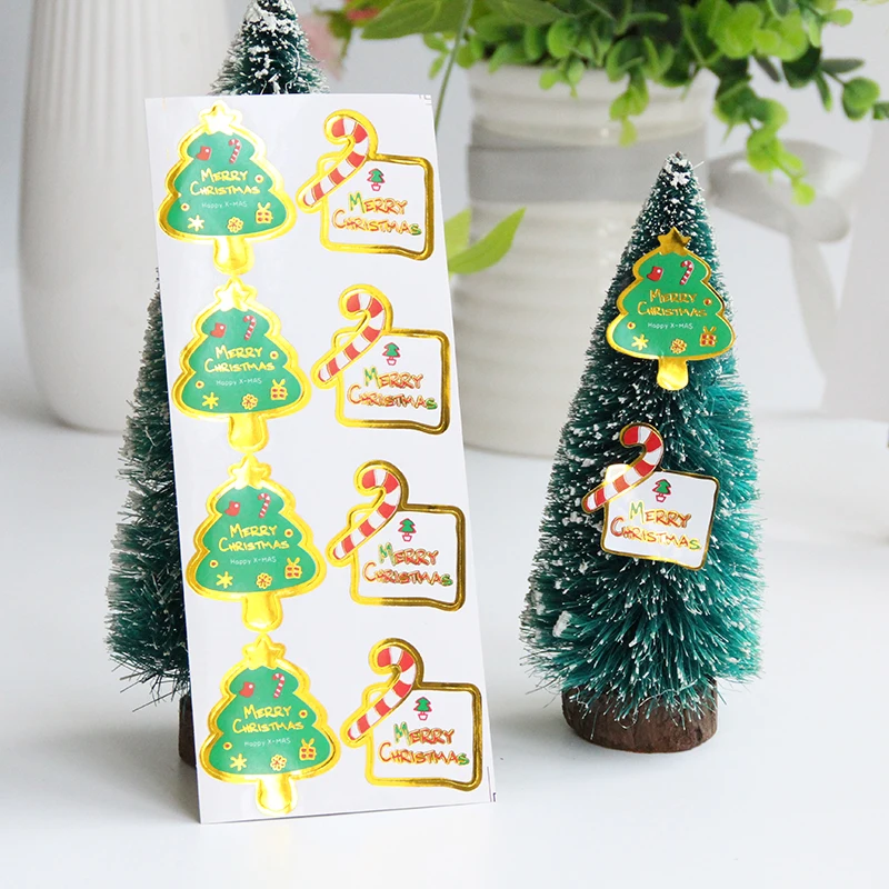 2018 Новое поступление 80 шт./лот Merry Christmas Tree Stick серия уплотнительная упаковка