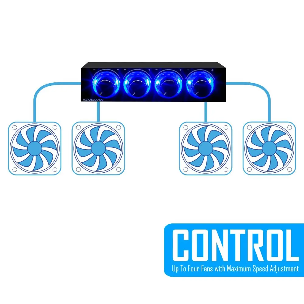 Контроллер скорости Nworld Fan до 4 комплектов ПК вентиляторы GDT контроллер и ЦП HDD VGA