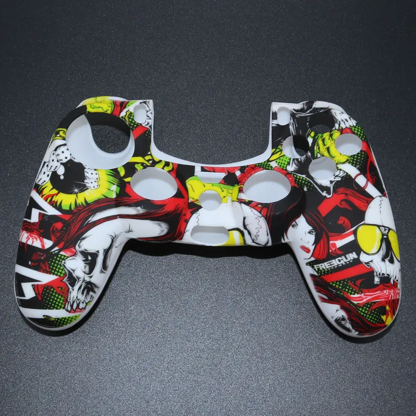 Противоскользящий Мягкий силиконовый чехол YuXi резиновый для Sony PlayStation Dualshock 4 PS4 DS4