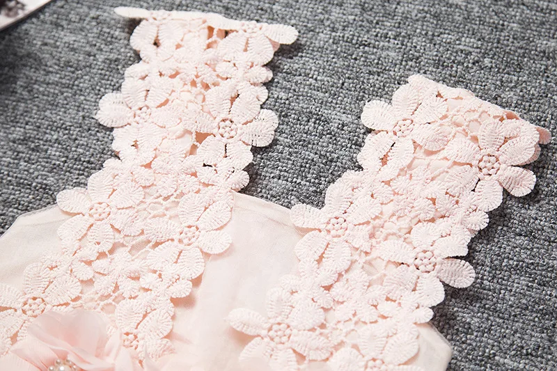 Новинка платье принцессы для девочек кружевные платья с цветочным рисунком