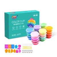 24 color set fluffy foam slime clay ball supplies diy light soft cotton charms slime fruit kit cloud craft antistress kids toys
