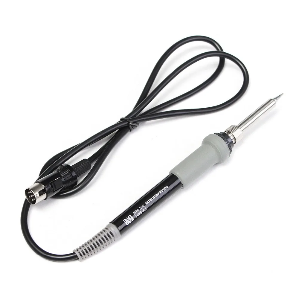Фото VIPFIX OEM паяльник ручка Замена для hakko FX-888 FX-888D паяльник ручка с бесплатными наконечниками для пайки №1