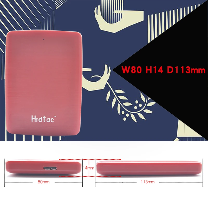 Внешний жесткий диск USB3.0 80 г 120 160 250 320 500 640 750 мобильный HD 1 ТБ жесткие диски HDD