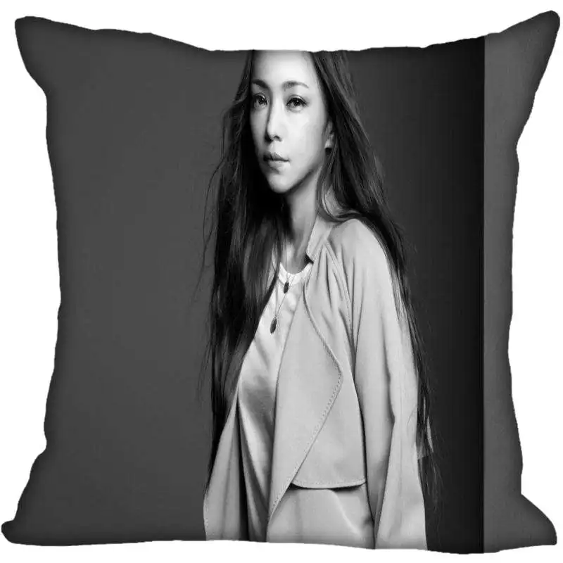 Индивидуальная квадратная наволочка Namie Amuro с рисунком, Мягкая Наволочка на молнии, 1 шт. Наволочка на заказ, больше размеров, a1949 - Цвет: 10