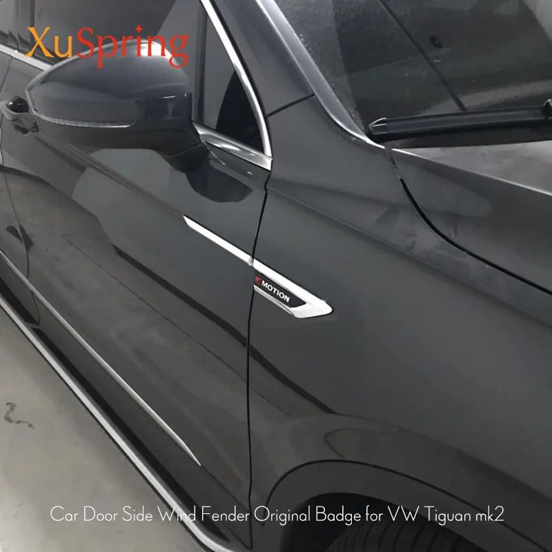 Значок эмблема для бокового крыла автомобиля VW Tiguan 2016 2017 2018 2019 2020 mk2 с 4 наклейками