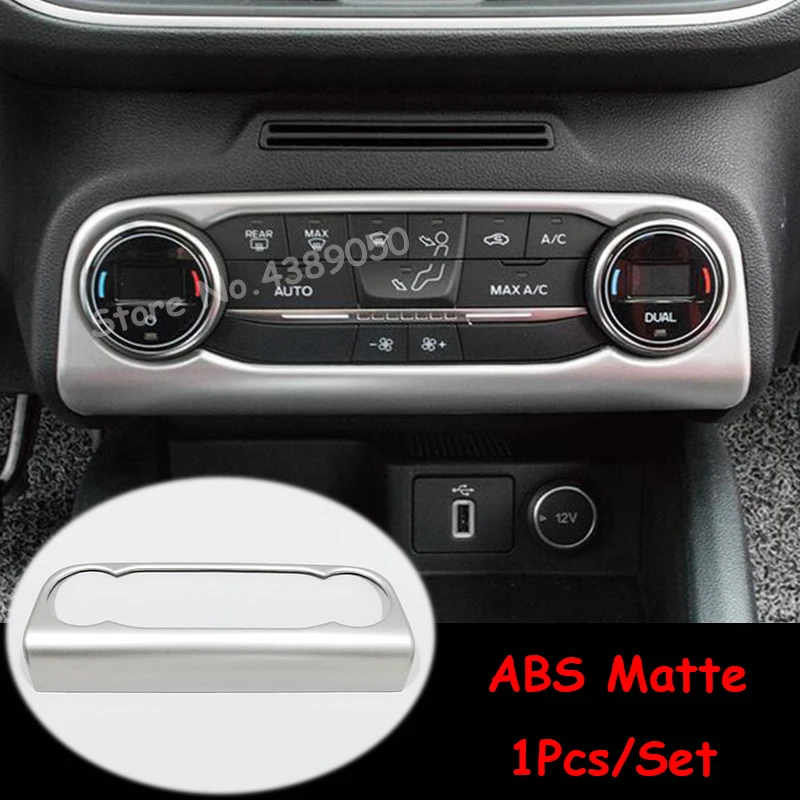 Для Ford Focus 2019 ABS матовое/углеродное волокно интерьерная Центральная панель