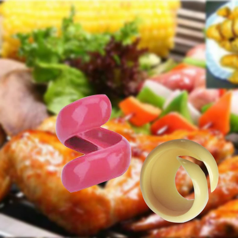 Slicers Manual Spiral Hot Dogs 2pcs Barbecue Sausage Cutter Slicing Gadget Random color 10 | Дом и сад