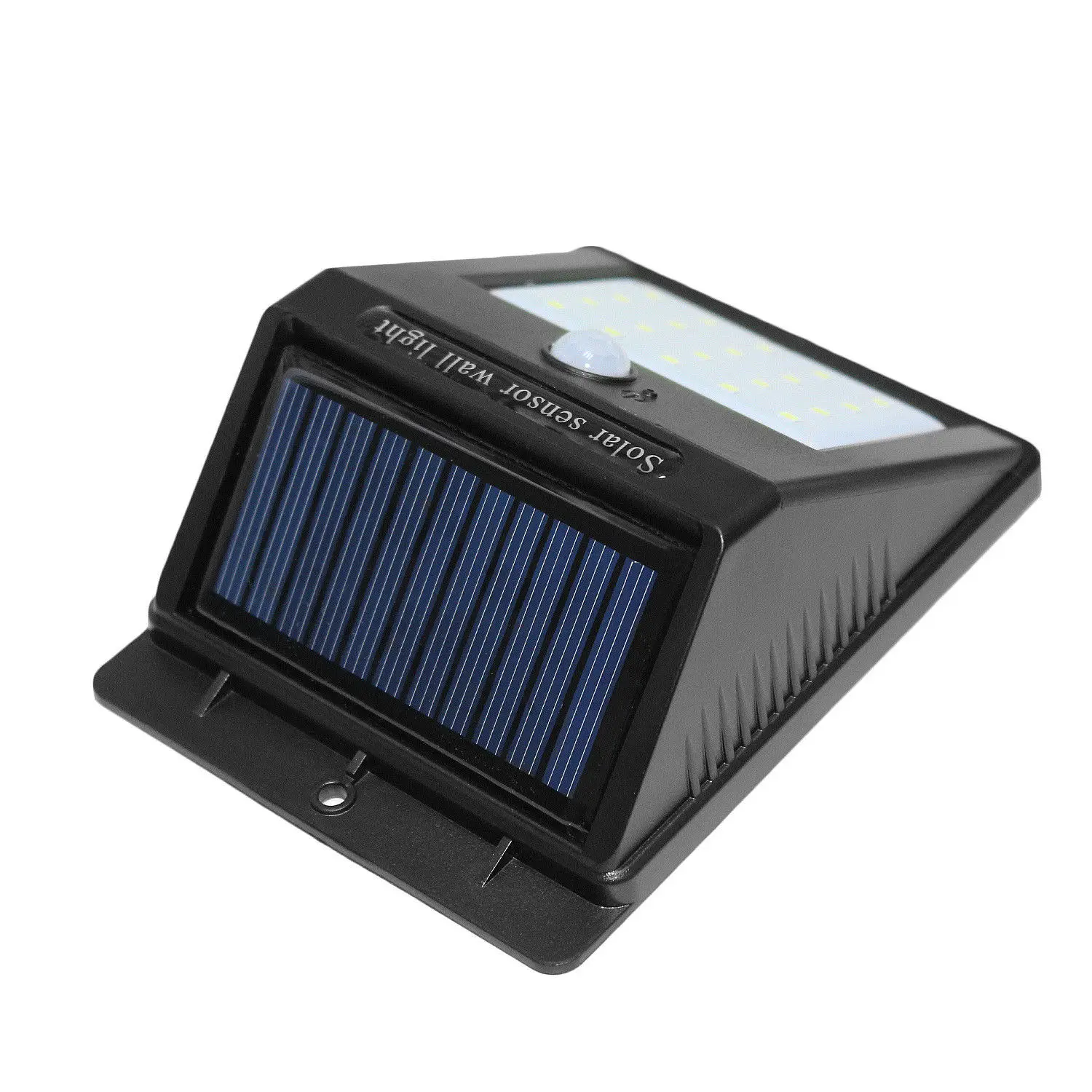 Водонепроницаемый настенный светильник на солнечной батарее с датчиком