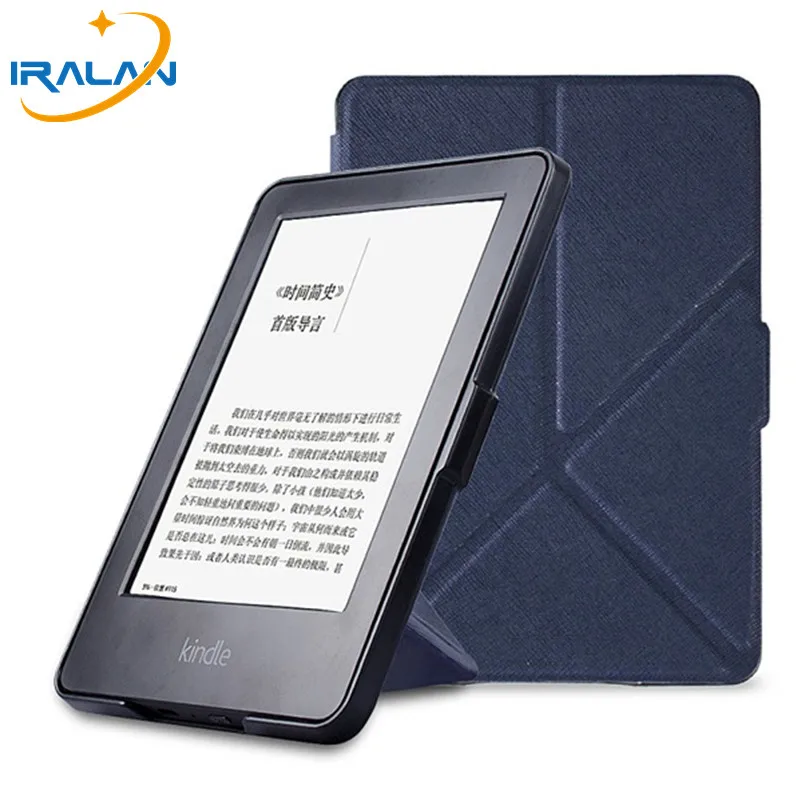 Тонкий умный чехол подставка из искусственной кожи для Amazon Kindle Paperwhite 1 2 3 2013 2015 6 0