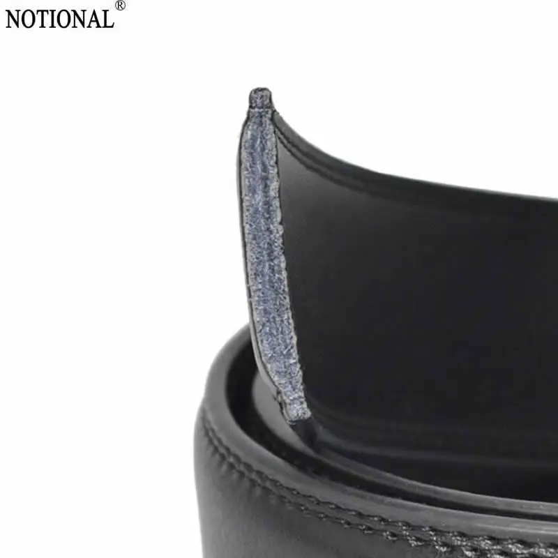 NOTIONAL men Leather belt male genuine leather Automatic Buckle Fashion Designer High Quality Mens belts black NX3060 | Аксессуары для