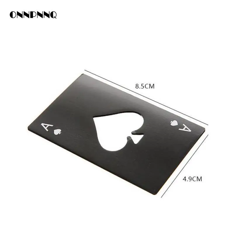 1pcs Stainless Steel Creative Poker Bottle Opener Shaped Wine High Quality Beer Kitchen Accessories | Дом и сад