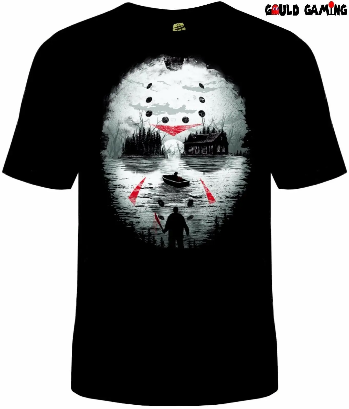 Friday The 13th футболка унисекс жуткий пугающий размер Джейсон Вурхиз Хэллоуин Новый