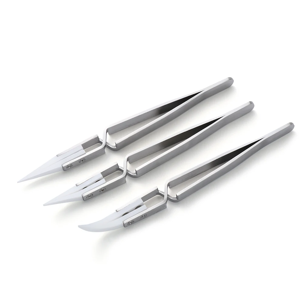 DAYFULI антистатический обратный керамический Tweezers электронная сигарета