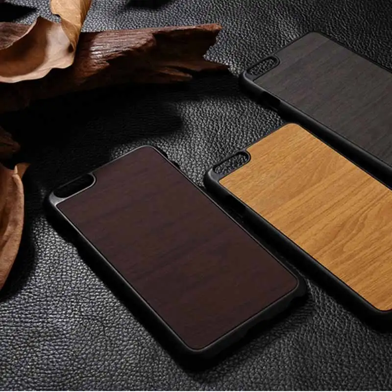 Классический жесткий чехол с деревянным узором для iPhone 6 6S Plus 5 дюймов жесткая