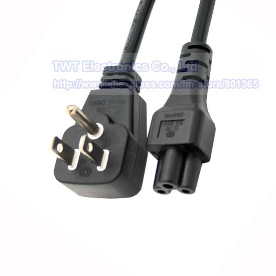 Штепсельная Вилка стандарта США штепсельная вилка Nema 5 15P IEC 320 C5 Female адаптер 1 метр