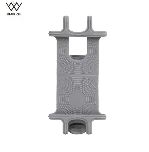 Gray XMXCZKJ силиконовый держатель для мобильного телефона, велосипедная стойка Руля Мотоцикла, аксессуары, подставка для мобильного телефона, gps - Цвет: Gray