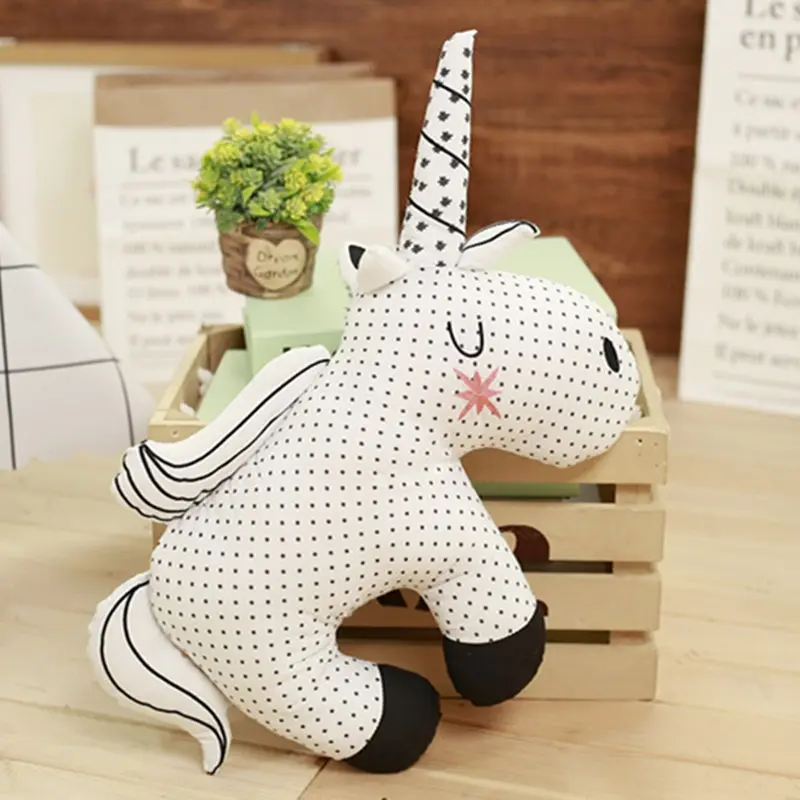 1 шт. Kawaii Единорог плюшевая подушка Медведь Кролик Единорог подушка игрушки милые животные Подушка Детские подарки - Цвет: unicorn