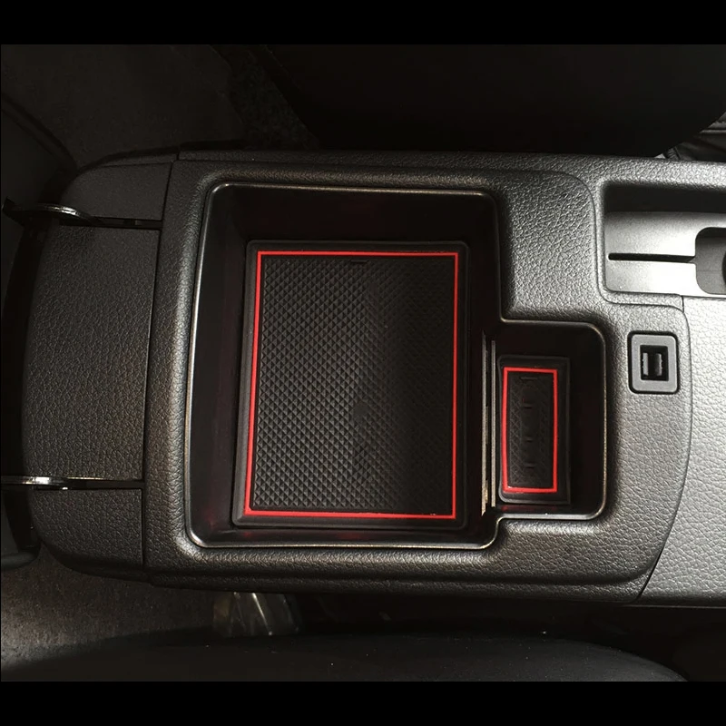 Для Nissan Qashqai J11 2015 2016 2017 2018 ABS Пластик ящик для хранения в подлокотнике автомобиля