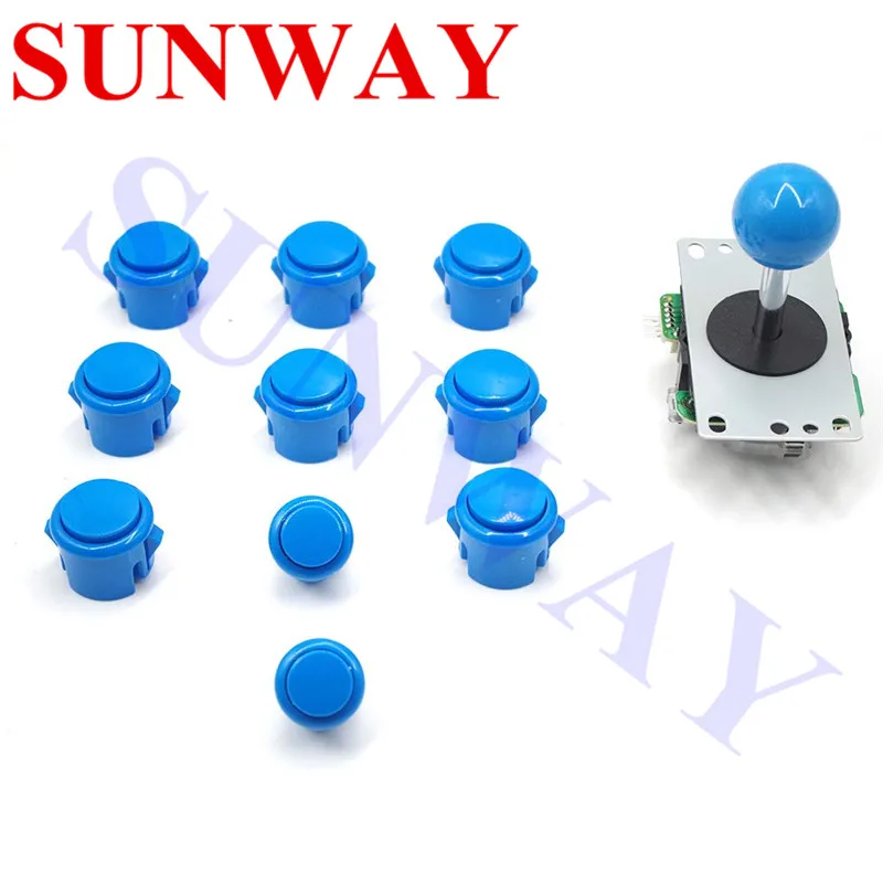 Аркадный джойстик DIY Kit Zero Delay Arcade USB энкодер для ПК Джойстик Sanwa аркадных игр +