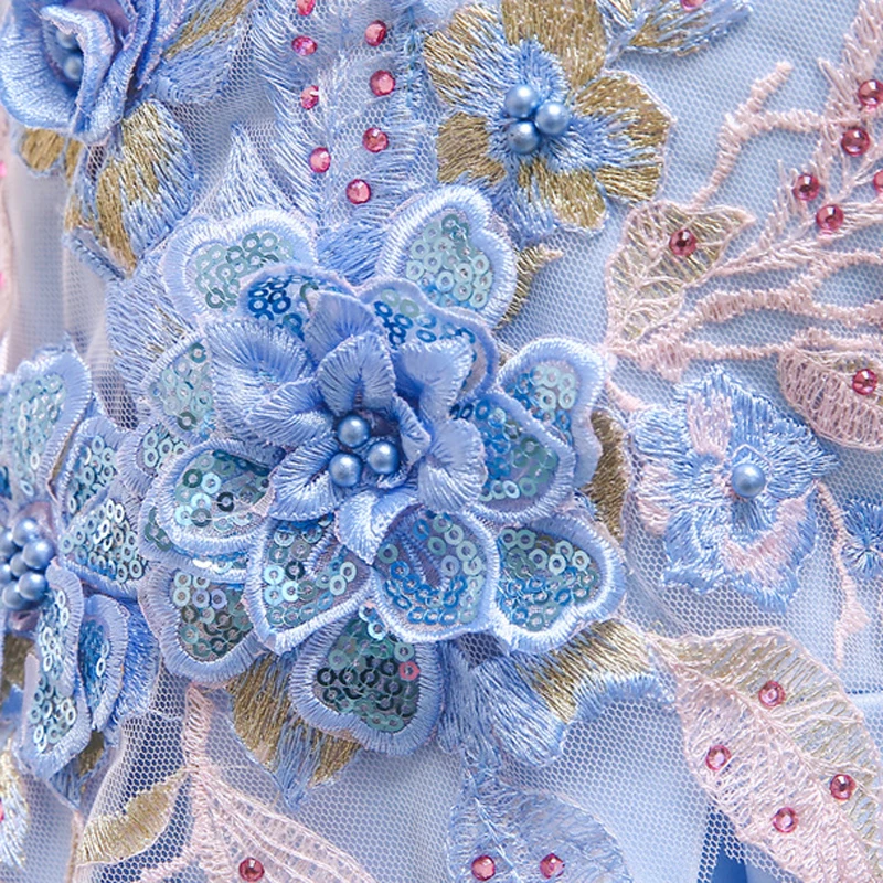 

2019 Lace Sequins Formal Evening Wedding Gown Tutu Princess Dress Flower Girls Children Clothing Kids Party For Girl Clothes 2 3