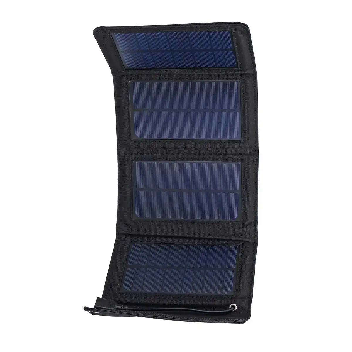 10W Black 3/4/5 Панель размером 7 Вт/10 Вт/15 W 5,5 V Водонепроницаемый Портативный складной Панели солнечные Зарядное устройство с USB Порты и разъёмы Универсальный Мощность банк Зарядное устройство - Цвет: 10W Black