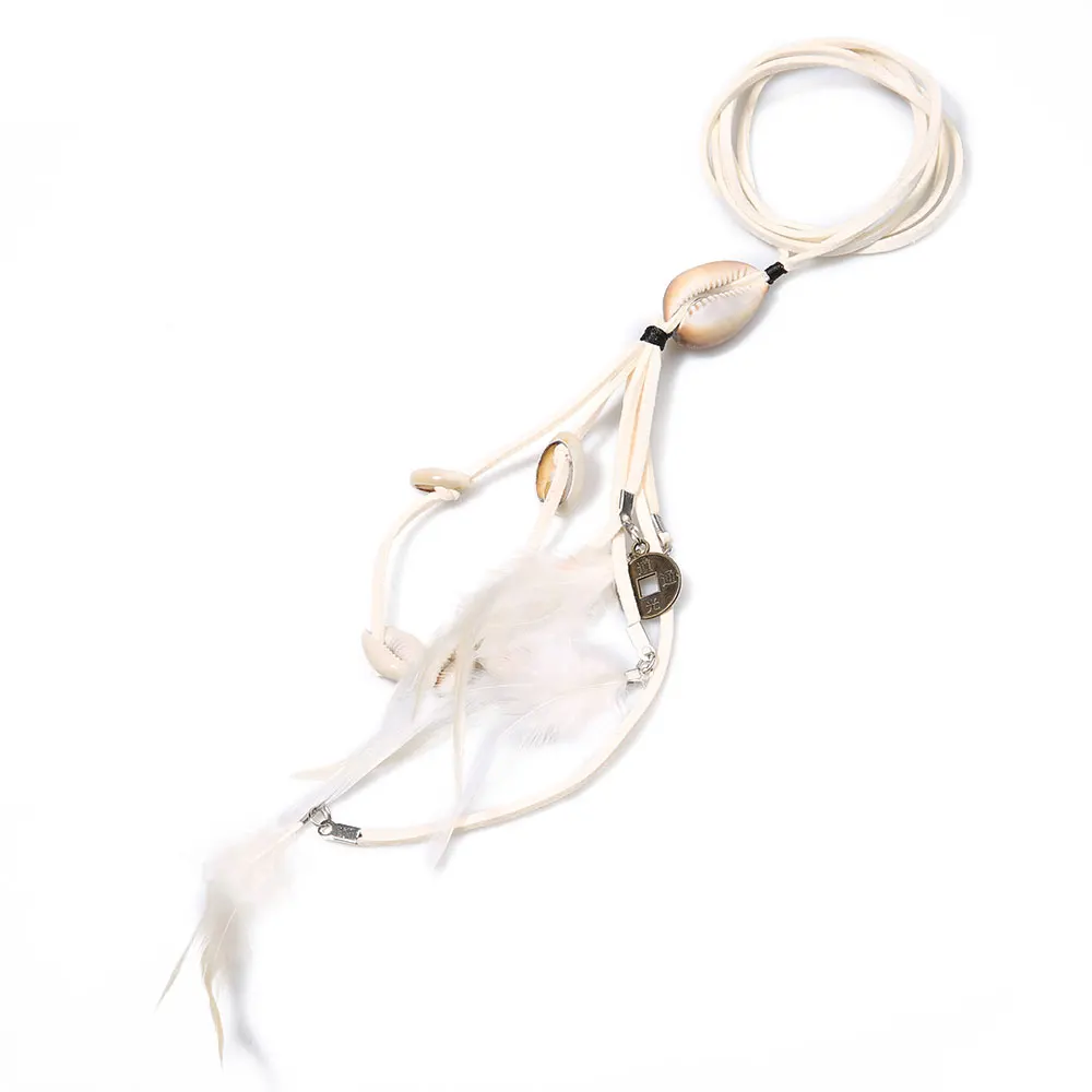 OAIITE Popular Good-looking Dreamcatcher Feathers Handmade Dream Catcher Pendant Car Ornaments Innovative Gifts Wind Chimes | Украшения и