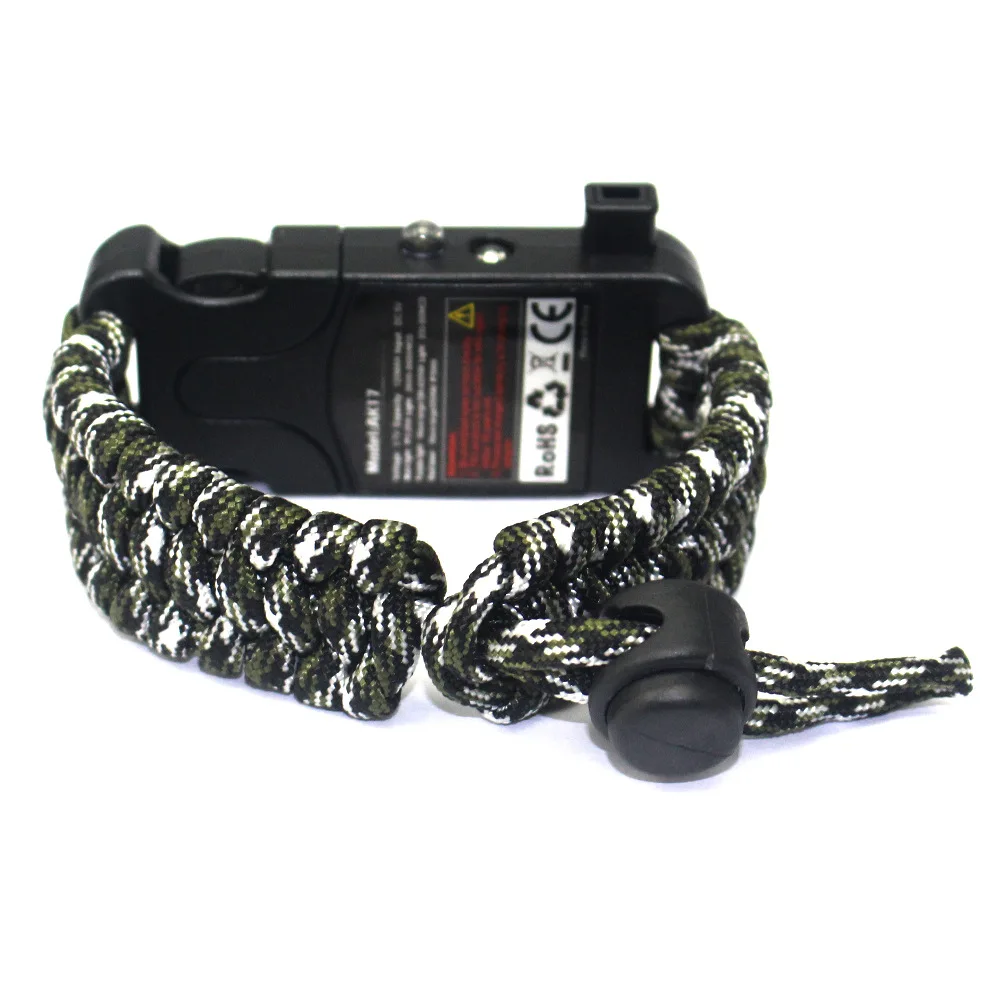 Многофункциональный браслет SOS Открытый выживания путешествия аварийный зонтик
