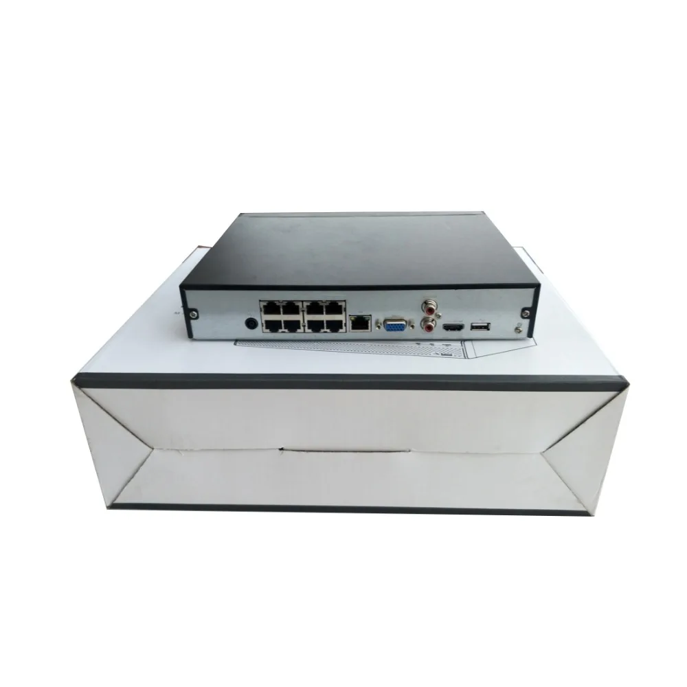 Dahua NVR 4K Network Video Recorder NVR4108HS-8P-4KS2 8CH H.265 / H.264 Up To 8MP 8 poe ports IVS Easy4ip  Compact 1U Lite