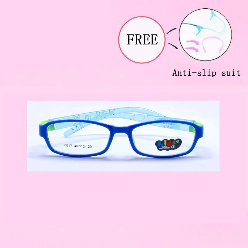 Зеркальные очки для чтения мальчиков и девочек из силикагеля оправа детских