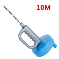 10m bathroomkitchen sewer drain cleaner pipe sink blockage clog remover hand tool home cleaning tools suction dredge toilet