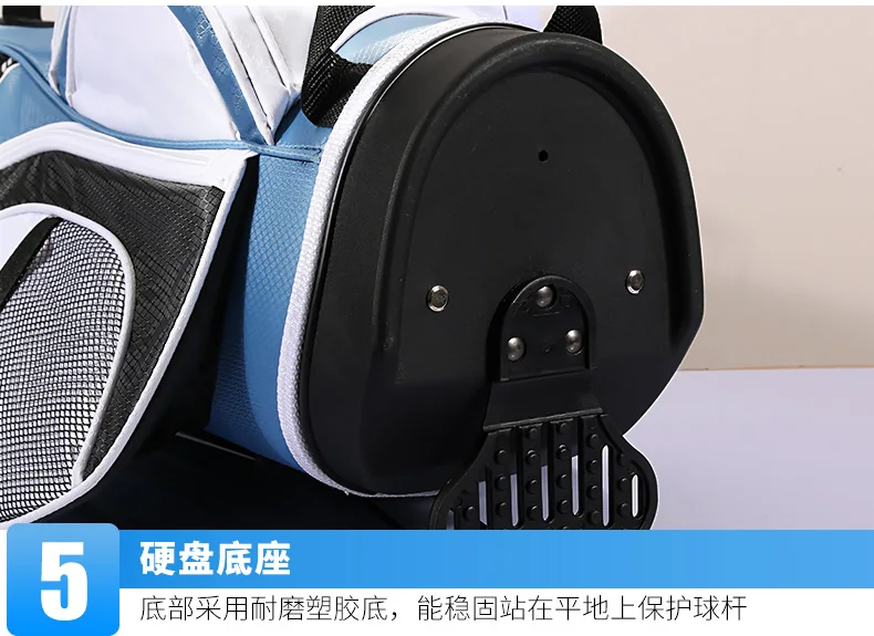 PgmGolf Children Standard Club Bag Multi-Function Girls Boy Bracket Package Shoulder Strap Comfortable Lightweight High Capacity