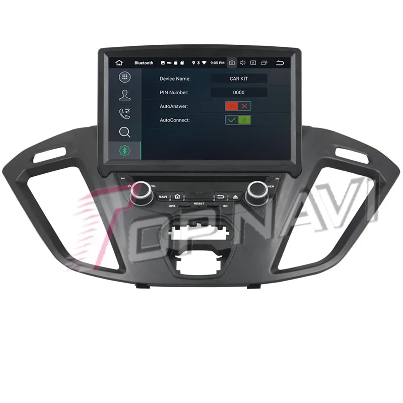 Автомобильный мультимедийный плеер Topnavi Android 9 0 радио DVD для Ford Transit Custom 2016 стерео 2