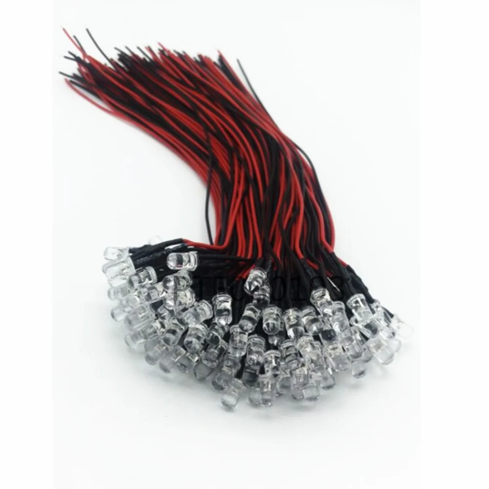 20 шт./партия светодиодные лампы см 3 мм 5 мм|pre wired|diode led 5mmdiode |