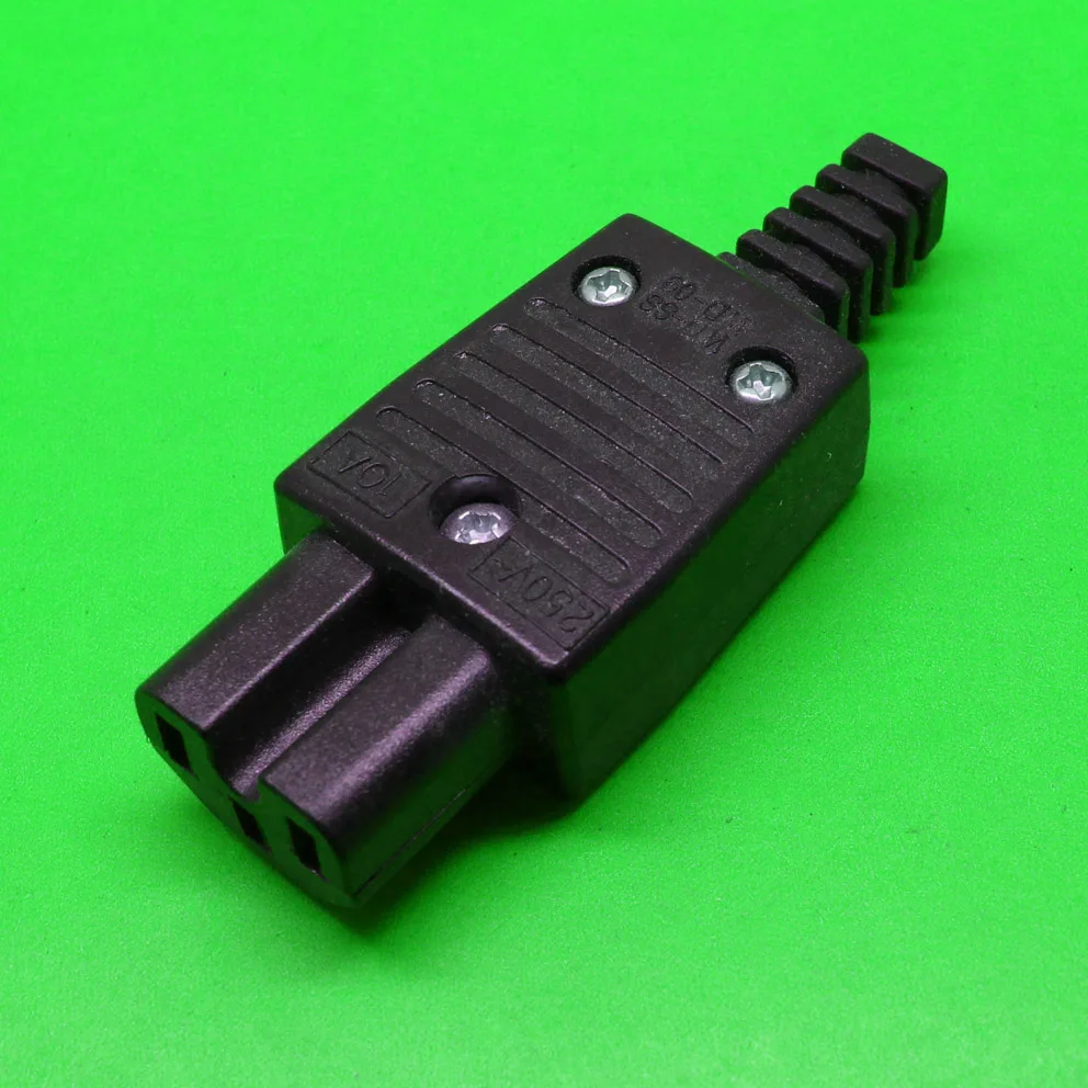 

DHL 100PCS Electrical 250v 10A Standart IEC 320 C13 AU AC POWER cord cable plug AC socket