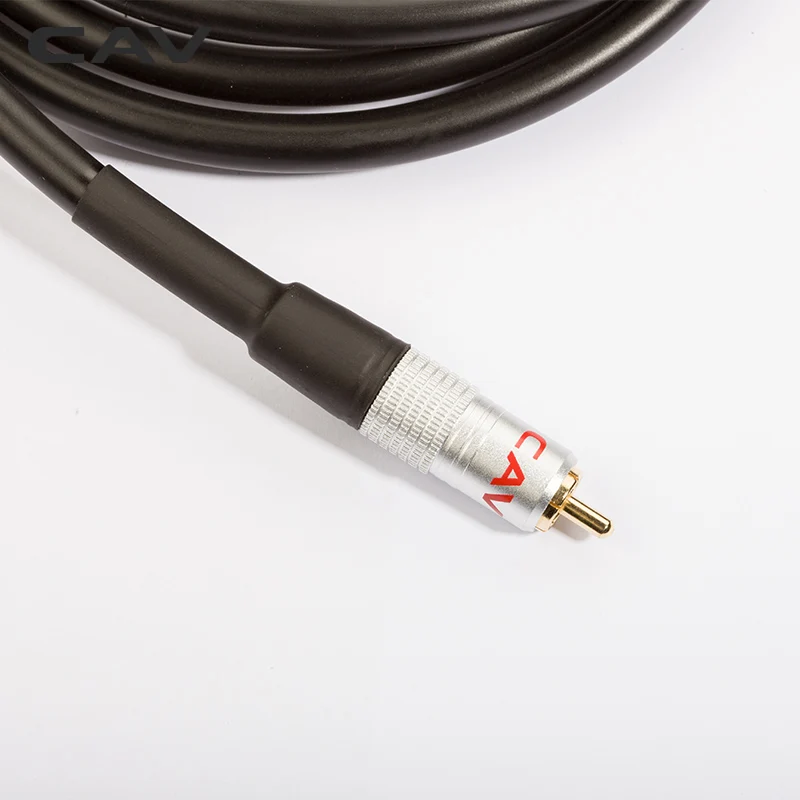 Цифровой коаксиальный кабель CAV RCA-RCA Hi-Fi аудио провод цифровой аудиосигнал для ТВ