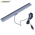 KEBIDU Проводной инфракрасный ИК-сигнал лучевой датчик барприемник для Nitendo Wii Дистанционное управление игровой плеер