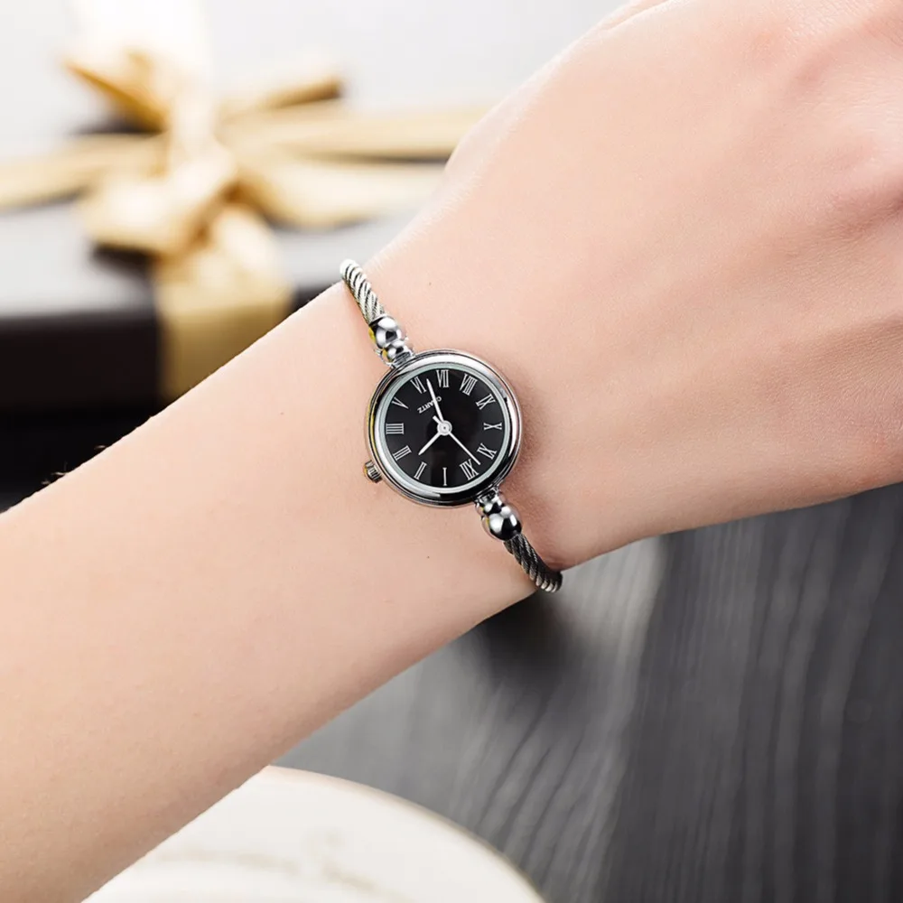 WA193 CUSSI креативные женские часы с браслетом под платье простые кварцевые наручные