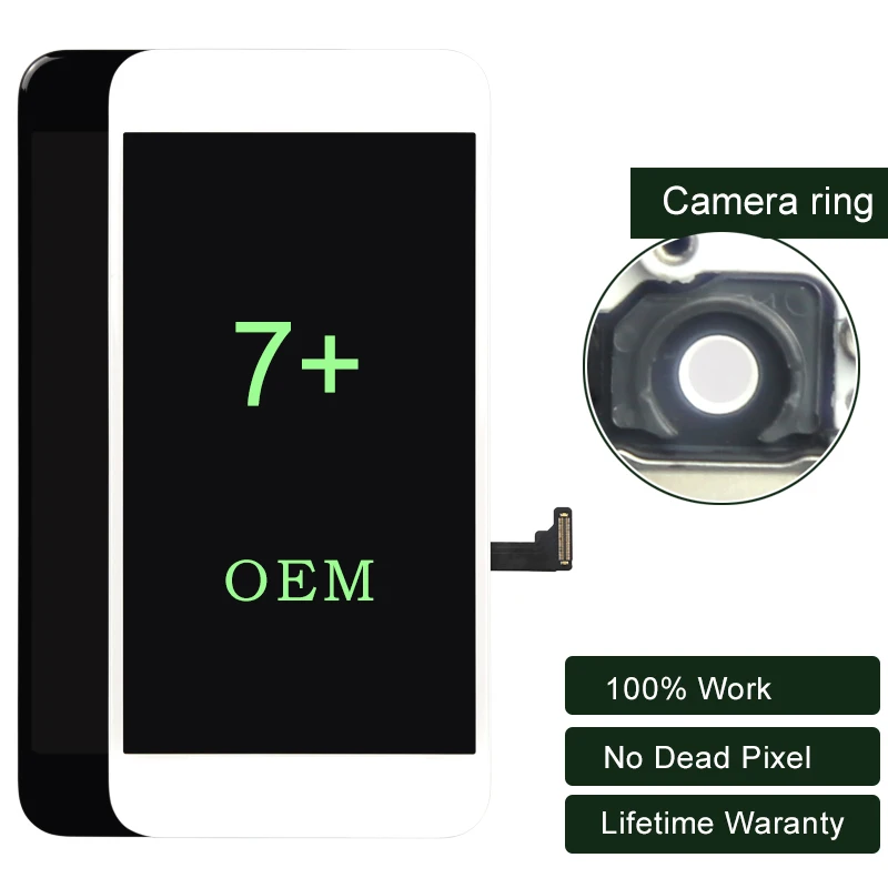 

3 шт. для iphone 7 Plus LCD OEM дисплей с 3D сенсором для iphone LCD с сенсорным экраном дигитайзер 5,5 дюймов Премиум