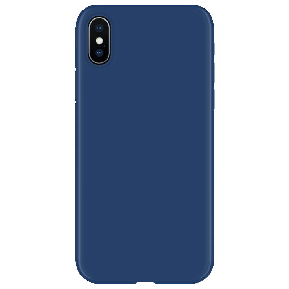2 Мягкий ТПУ матовый синий красный чехол для iPhone 6 6 S 7 8 Plus 10 X XR задняя крышка для iPhone 6 S XS Max Funda для iPhone 7 Plus чехол - Цвет: 2