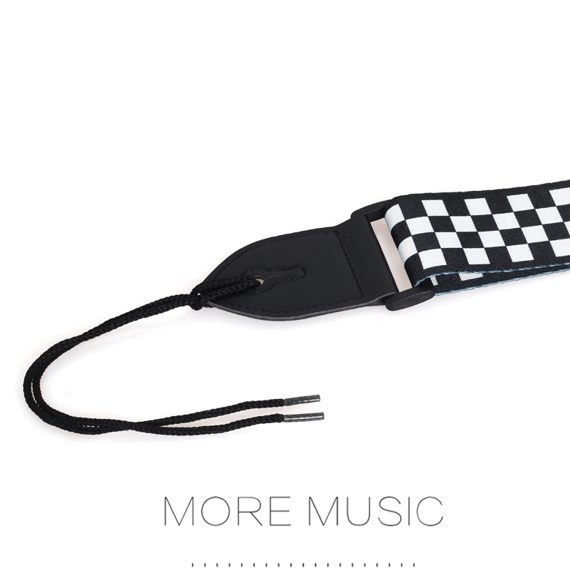 Nylon Acoustic Electric Guitar Strap Bass Belt with Leather End for Ukulele strap | Спорт и развлечения