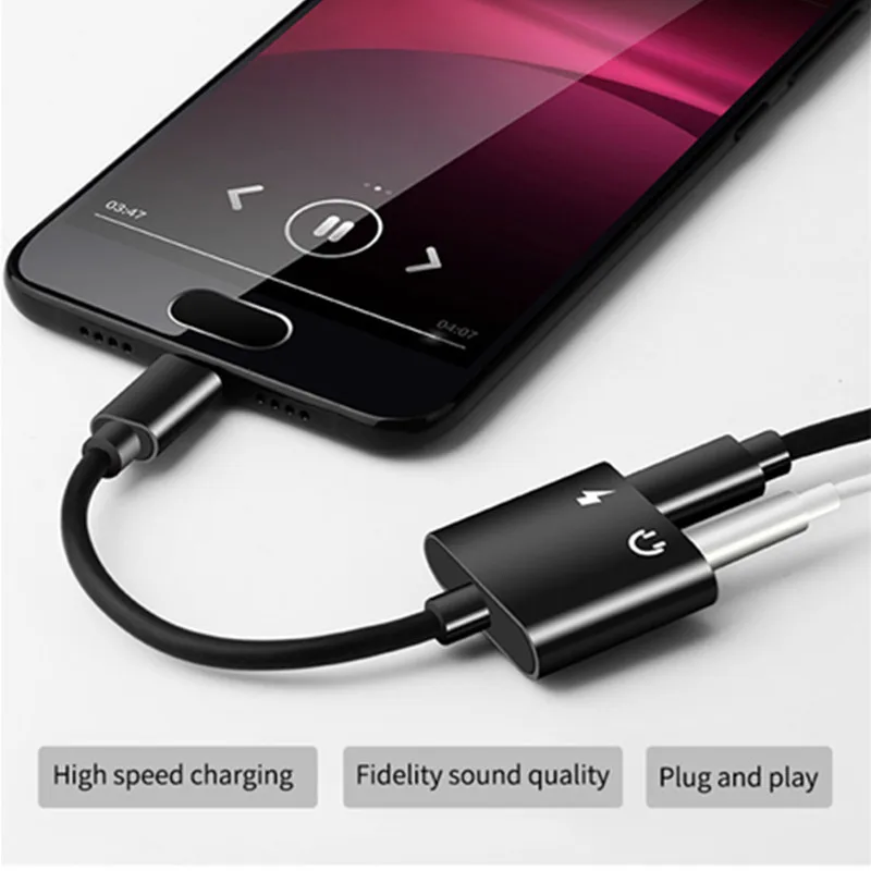 Тип usb C аудио адаптер с разъемами типа и 3 5 мм разъем для наушников кабель