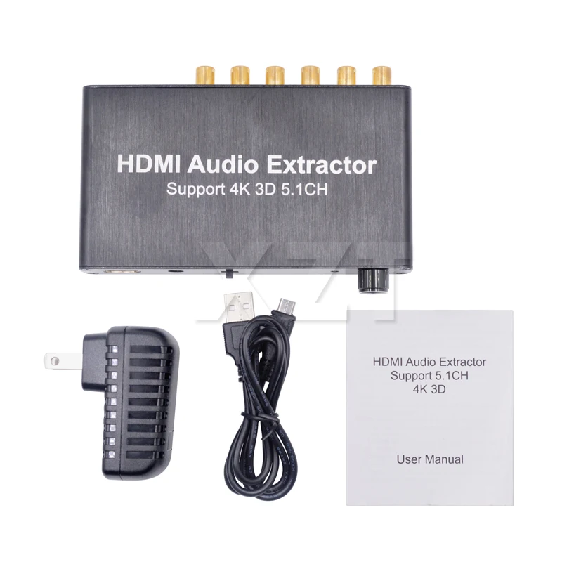PZ 1 шт. HDMI аудио экстрактор декодирование коаксиальный поддержка 4K 3D 5.1CH RCA AC3/DST 5