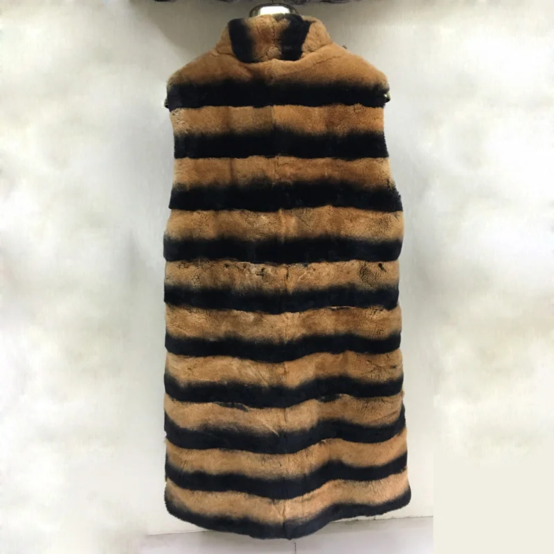 2021 Новая мода 100% натуральный с мехом кролика жилет зимние высококачественные