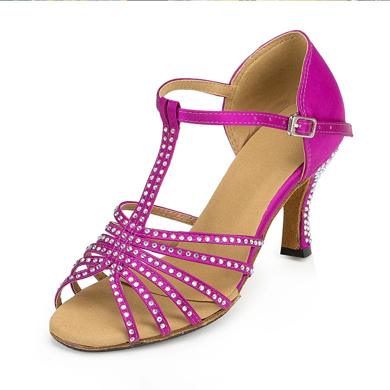 Женские туфли для танцев на высоком каблуке вечерние Zapatos De Baile Latino Mujer роскошные