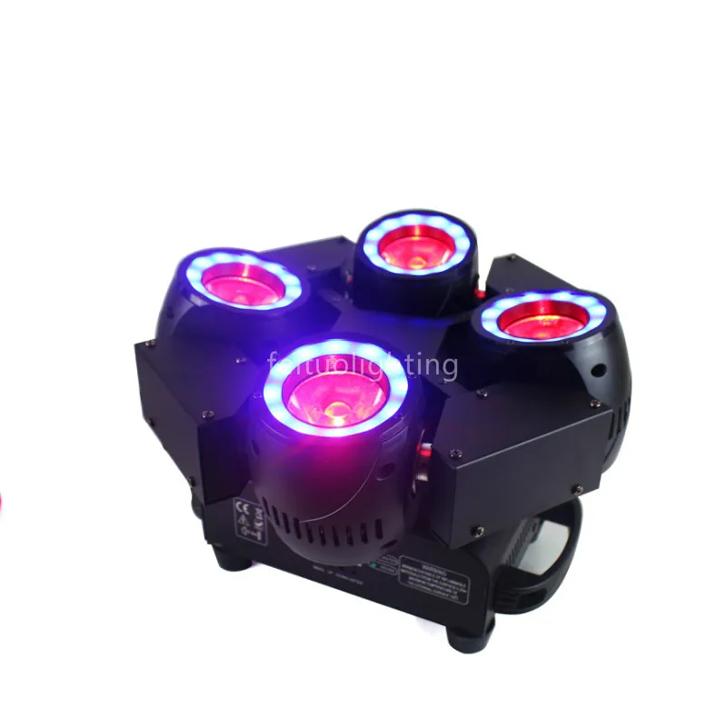 Новинка 2019 4 шт./лот 4x40 Вт супер луч Led движущаяся головка RGBW 4в1 голова света звук