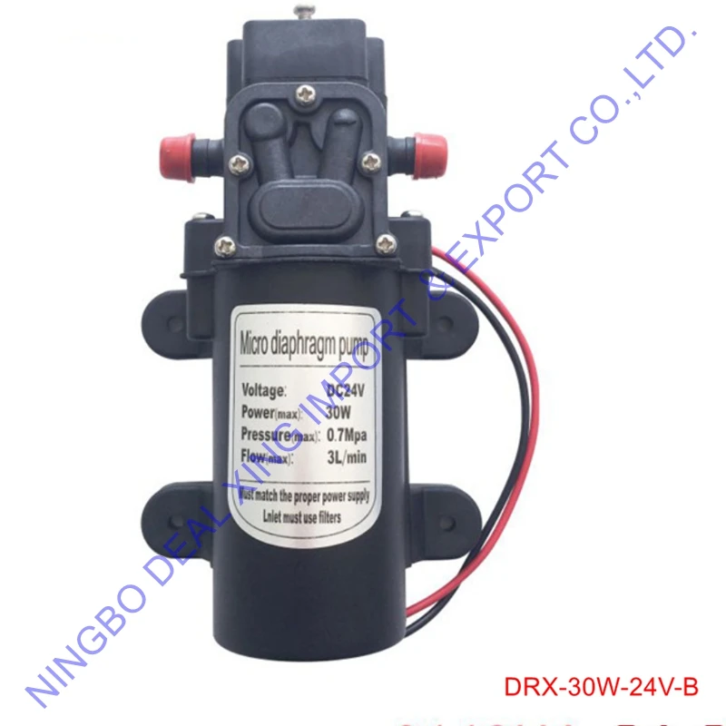DC 24V 30W Водяной насос микро электрический мембранный dc 24v Мембранный Насос