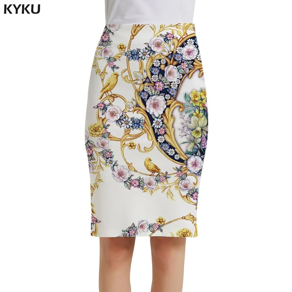 Skirt 10 Бренд KYKU, музыкальные юбки, женские, для заметок, повседневные, черные и белые, карандаш, сарафаны, 3d принт, юбка, женские юбки, женские, винтажные, забавные - Цвет: Skirt 10