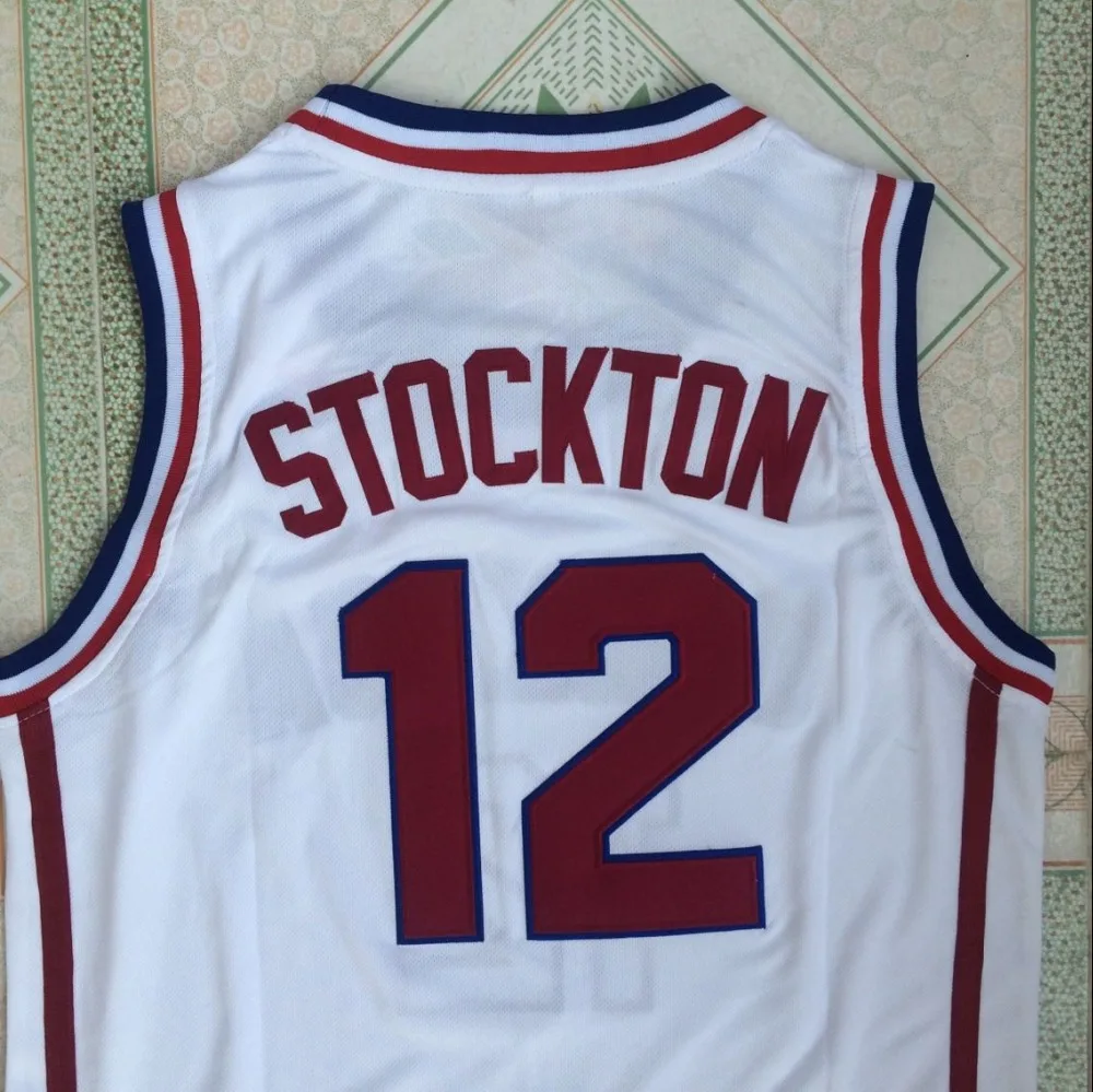 NEW Cheap Throwback White Basketball Jersey #12 John Stockton College 2017 Gonzaga University Jerseys | Спорт и развлечения
